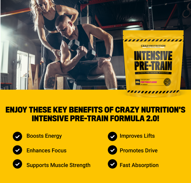 Pre Train. Order Intensive Pre-Train | Boost Energy and Focus – Crazy Nutrition (Canada)